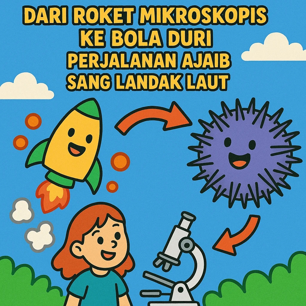 roket mikroskop landak
