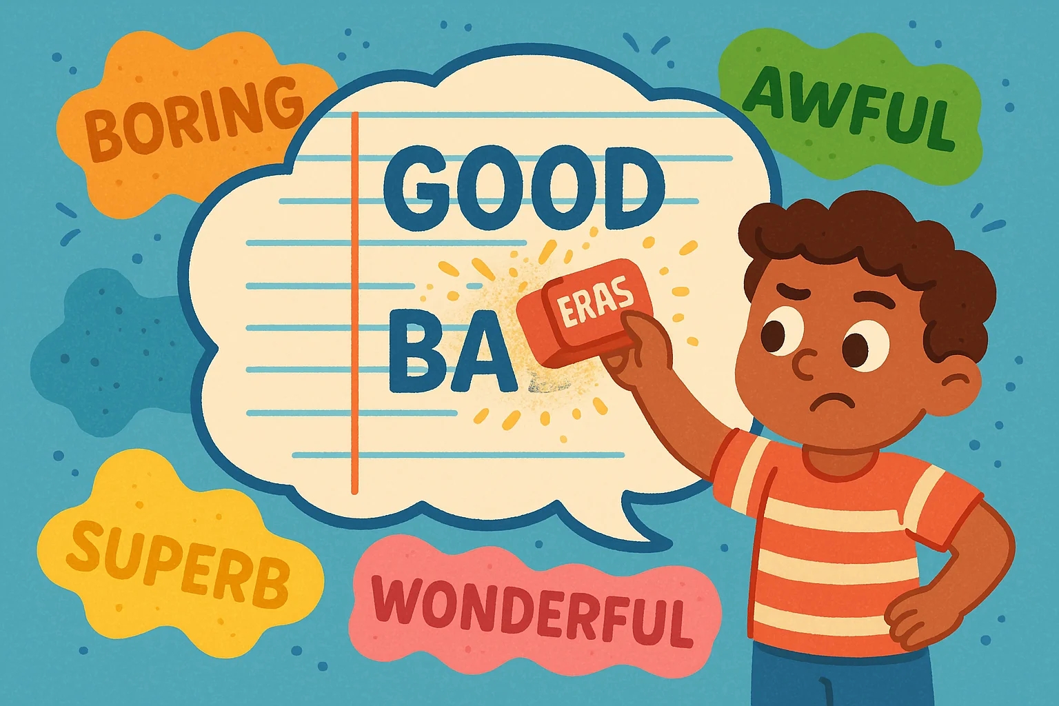 hapus kata good bad