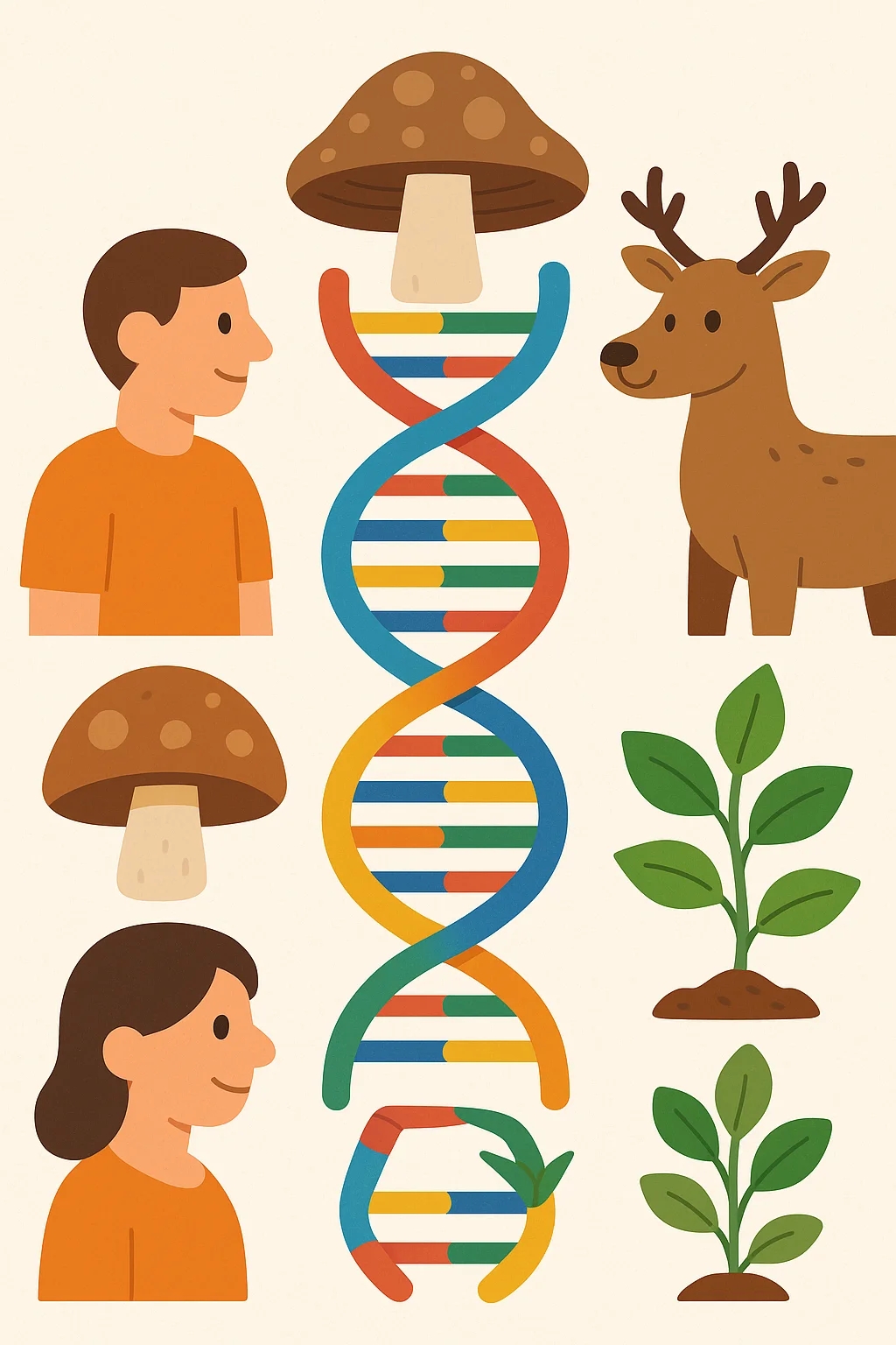 DNA jamur manusia