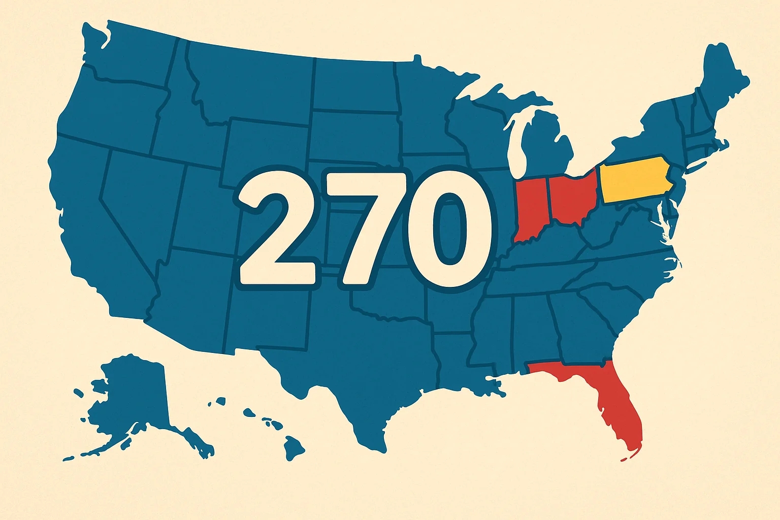 peta 270 amerika serikat